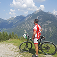 Gerald Pernsteiner beim Mountainbiken